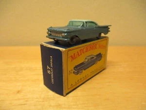 Matchbox Chevrolet Impala #57b 1961 with box - Picture 1 of 4