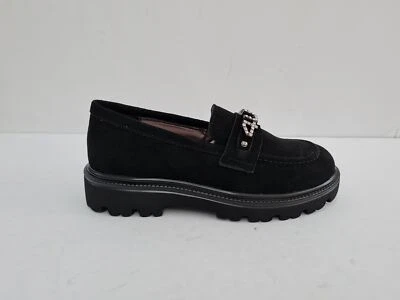 4US Mocassini Niña de Ante, By César Paciotti - Ner (Negro) - Imagen 1 de 4