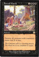 Forced March *Rare* Magic MtG x1 Mercadian Masques MP