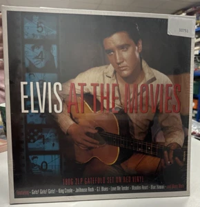 Elvis Presley 'As Seen At The Movies' Red Vinyl Factory Sealed Vinyl Record - Picture 1 of 17