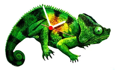 LARKRISE DESIGNS Reloj de camaleón - relojes de camaleón - camaleones - regalo de camaleón - RP2-C