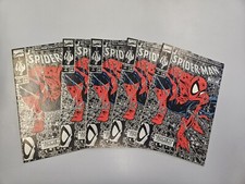 5 COPY LOT Spider-Man # 1 (Marvel 1990) Silver & Black, Todd McFarlane! Torment