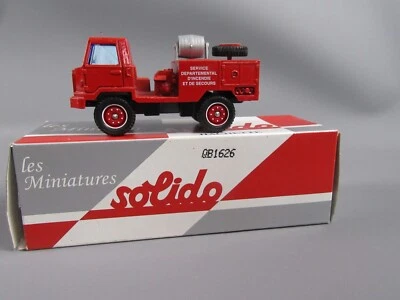 A839 Solido Hachette Francia Berliet Camiva 4X4 Ff Sdis Pompieri 1:50 + Scatola - Immagine 1 di 4