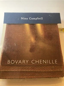 Nina Campbell Bovary Chenille Fabric Sample Book - Picture 1 of 7