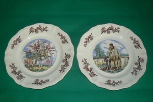 SARREGUEMINES lot de 2 assiettes MA NORMANDIE, très bon état - Picture 1 of 3