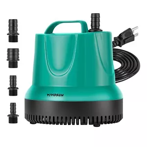 VIVOSUN 660GPH 40W Submersible Pump for Fish Tank, Pond, Aquarium, Hydroponic... - Picture 1 of 7