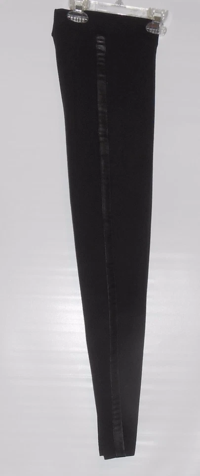 Leggings da moda rosa Victoria's Secret com acabamento em couro sintético preta XS nova com etiquetas - Imagem 1 de 1