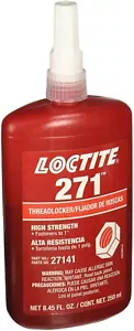 Easy Apply High Strength Red Threadlocker - 250 mL, Ideal for All Fasteners - Picture 1 of 3