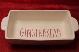 RAE DUNN BY MAGENTA ARTISAN COLLECTION "GINGERBREAD" BAKING DISH - NEW - Picture 1 of 1