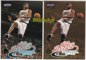 (2) 1998-99 FLEER ULTRA BASE + GOLD MEDALLION: ALLEN IVERSON #33G PARALLEL LOT - Picture 1 of 1