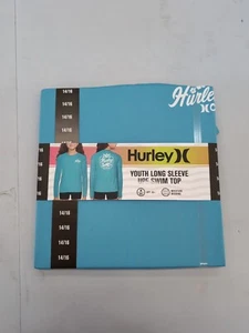 Hurley Youth Girl's Long Sleeve UPF Swim Top Size 14/16 AM1 - Picture 1 of 4