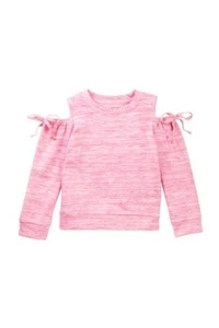 Hudson Jeans 155509 French Terry Top Dropped Shoulders (Little Girls) Size 6 - Picture 1 of 3