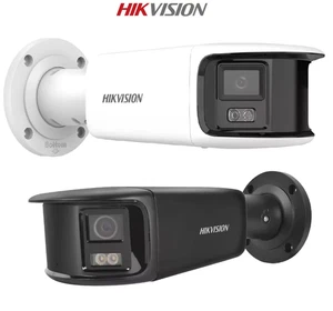 Hikvision 4K 8MP fotocamera audio panoramica ColorVu POE IP 2 vie DS-2CD2T87G2P-LSU/SL - Foto 1 di 10