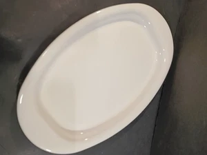 Corning Centura weiß Servierplatte oval ca. 12" x 8" sehr guter Zustand - Bild 1 von 10