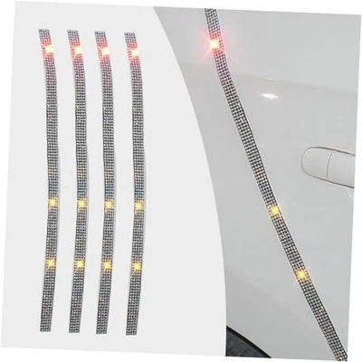 Protetor de porta de carro protetores de borda, protetor de borda de porta Bling 4 peças multicolorido - Imagem 1 de 4