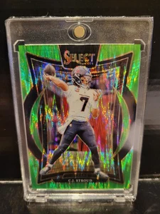 Panini Select 2024 - Concourse C.J. Amortiguador Stroud #42 verde neón Prizm/599 - Imagen 1 de 2