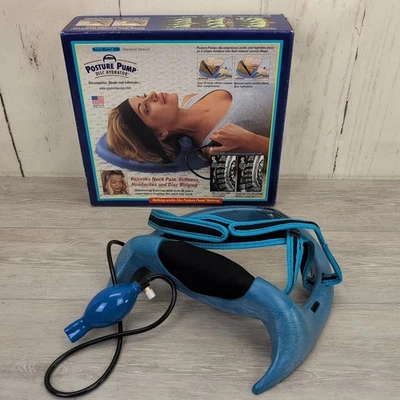 Bomba de Postura Modelo 1000 Ejercitador de Cuello Disco Cervical Hidratador Hecho en EE. UU.  Foto 1 de 4