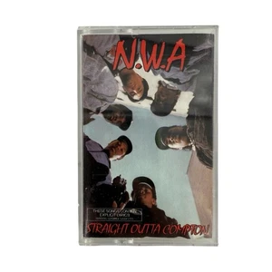 NWA Straight Outta Compton Cassette Tape 1988 Gangsta Rap Eazy E Dr Dre Ice Cube - Picture 1 of 4