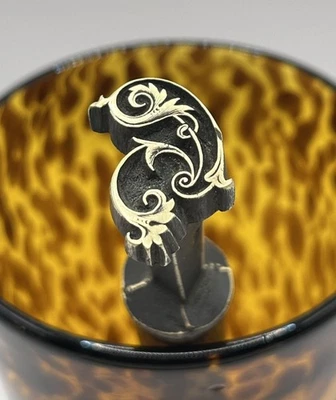 Antique Bookbinding Finishing tool Decorative Gilding Vintage Tools Design 103 - Image 1 of 4