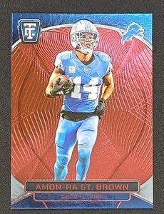 2024 Totally Certified Amon-Ra St. Brown Red Mirror -#28 -#d 165/249- Lions - Picture 1 of 2