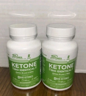 Lot (2) Real Ketones Bio Identical 60 capsules (120 Total) EXP 2/2026 Fast Ship - Image 1 of 3