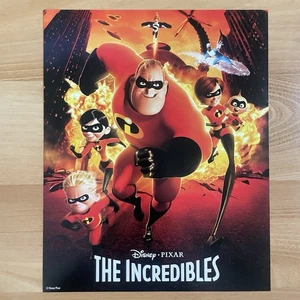 Mini póster de la película Los Increíbles 8x10 Pixar Disney litografía - Imagen 1 de 3