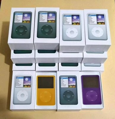 Nuevo Sellado Apple iPod Classic Video 5to 30GB 60GB 80GB 128GB Nueva Batería Modificada Foto 1 de 4