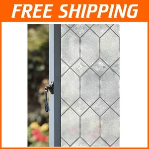 Elegant Old English Textured Window Film – 36x72, UV Filtering & Easy to Remove - Picture 1 of 11