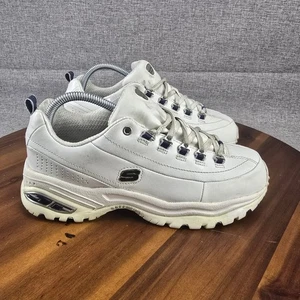 Skechers Premium Damen-Walking-Sneaker weiß Leder bequem Größe 9 - Bild 1 von 14