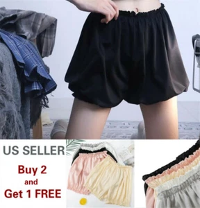 Womens Lolita Lace Pumpkin Shorts Bloomers Shorts Security Safety Short Pants - Picture 1 of 6