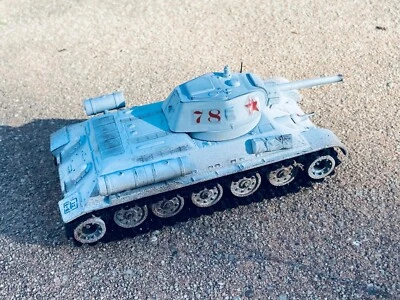 Solido 1/50, char Russe T34/76 canon campagne Hivers, WW2, rare - Photo 1/4