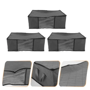 3 Pcs Closet Organizer Bag Large Capacity Organizer Foldable Closet Organizer - Picture 1 of 12