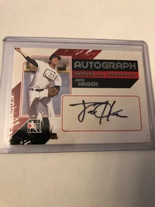 2011 ITG Heroes And Prospects Jake Hager Autograph Silver Version Auto SP A-JHA - Picture 1 of 2
