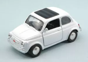 Modellino auto scala 1:32 FIAT 500 F 500 epoca modellismo automodelli bianco - Foto 1 di 1