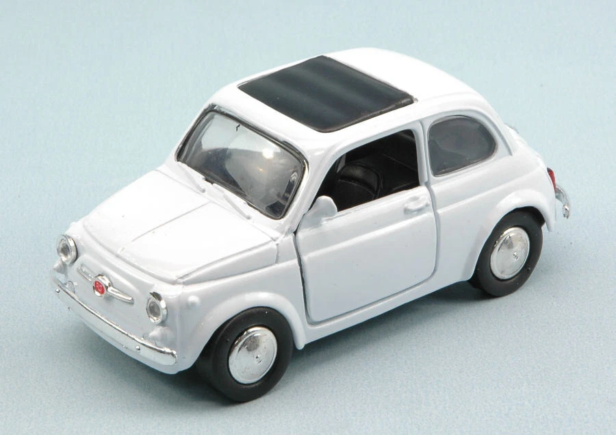 Modellino auto scala 1:32 FIAT 500 F 500 epoca modellismo automodelli bianco - Immagine 1 di 1