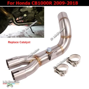 Tubo de conexión media catalizador de escape para motocicleta Honda CB1000R 2009-2018 - Imagen 1 de 7