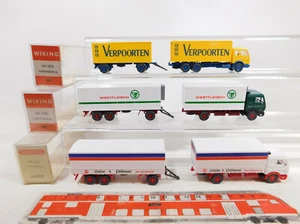 CN149-0.5# 3X Mint Box Wiking H0/1:87 Truck MB: 457+30 455 Gilde+458 Westfleisch - Picture 1 of 5