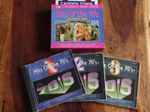 Hits Of The 70's The Rubettes/Sweet/Mungo Jerry/Harold Melvin Box 3X CD Perfect - Picture 1 of 2