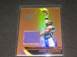 AMARE STOUDEMIRE LEGEND CERTIFIED AUTHENTIC GAME USED NBA JERSEY CARD #7/99 RARE - Bild 1 von 1
