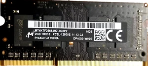 MICRON 2GB DDR3 1600MHz PC3L -12800 LAPTOP RAM/MEMORY - Picture 1 of 3
