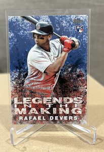 2018 Topps Legends in the Making Series 2 Blue #LITM1 Rafael Devers RC Red Sox