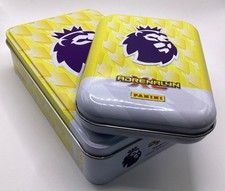 PANINI PREMIER LEAGUE ADRENALYN 2023/24 EMPTY MEGA AND MINI TIN PLUS 100 CARDS