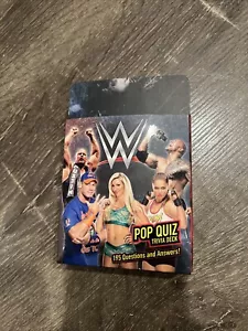 WWE Pop Quiz Trivia Deck Spiel Wrestling Geschichte Frage Karten Geschenk WWF - Bild 1 von 2