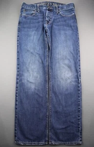 Pantalones de mezclilla para hombre American Eagle 2009 rectos lavado medio talla 33x32 (Sr 33x30) - Imagen 1 de 10