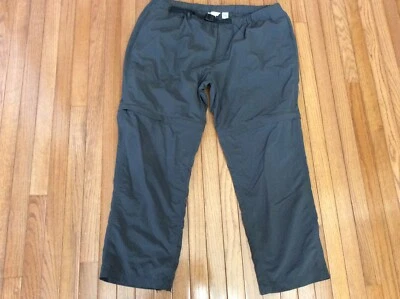 Womens TravelSmith Zip Off Convertible Pants Size XXLS Nylon Dark Gray (T12-3) - Image 1 of 4
