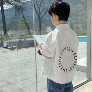 Camisa de verano para niño 100 Top de manga corta blanca para niños - Imagen 1 de 6