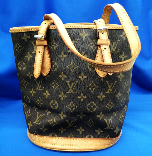 LOUIS VUITTON（LV） Autentica borsa a tracolla Louis Vuitton monogramma secchio PM M42238