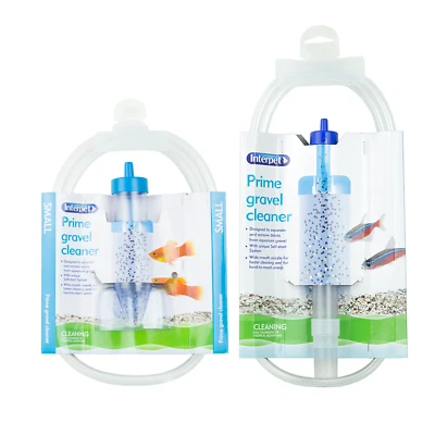 INTERPET PRIME AQUARIUM GRAVEL CLEANER SELF-PRIMING SYPHON PUMP FISH TANK WATER  - Image 1 of 4