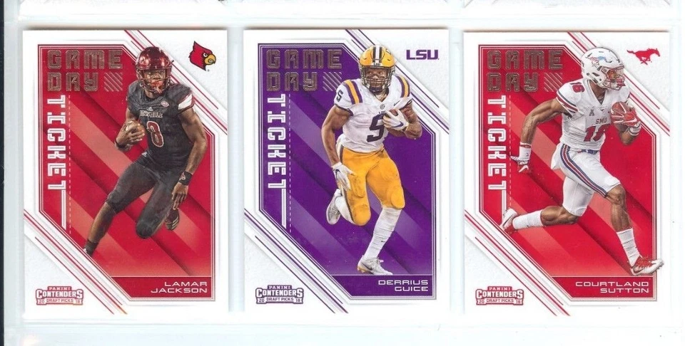 2018 Panini Contenders Draft Picks RC ROOKIE GAME DAY TICKET YOU PICK LAMAR ETC - Image 1 of 1