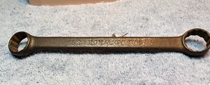 Vintage Bonney Bonaloy Box End Wrench 1/2" & 9/16" No. 2888 - Wartime 1945 - Picture 1 of 12